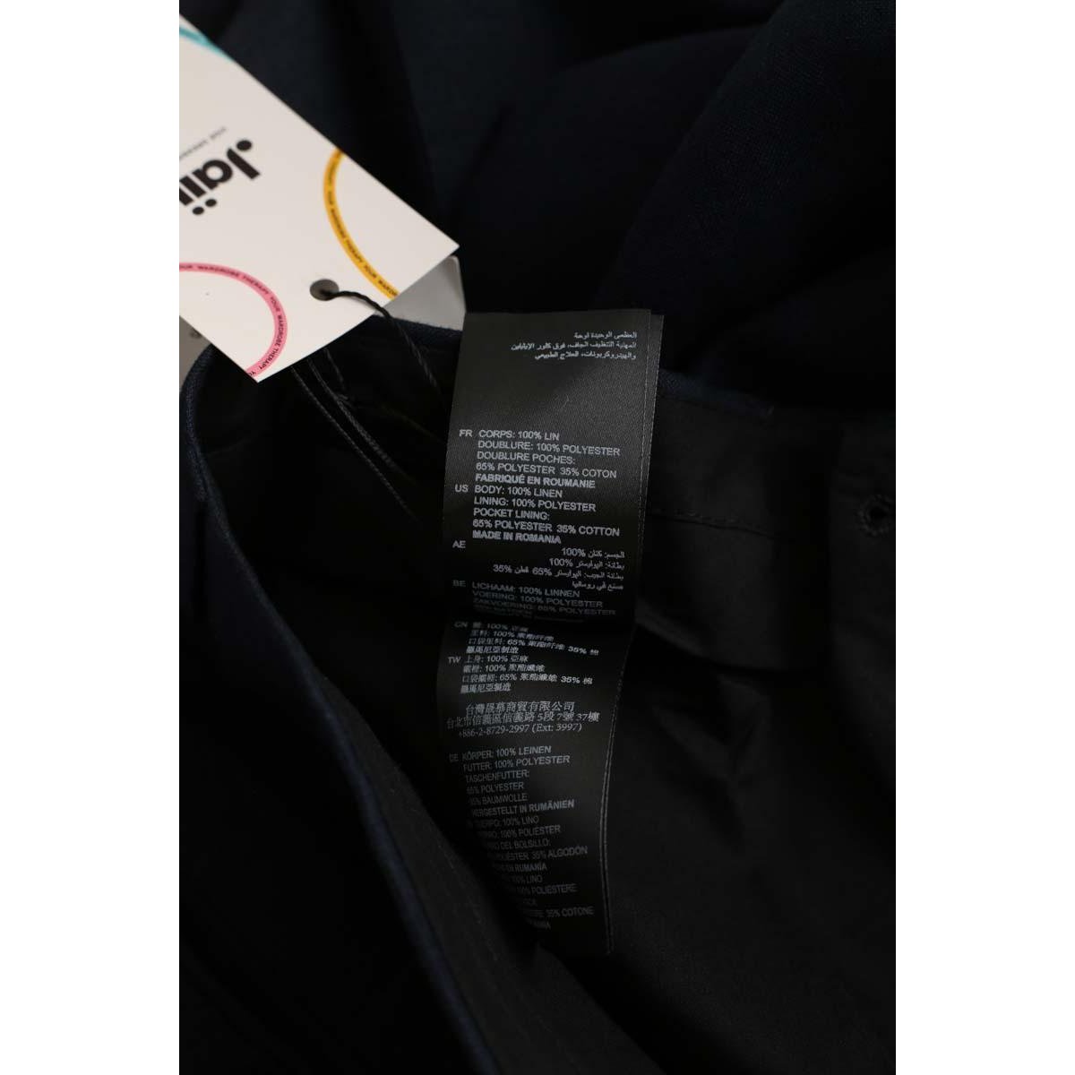 Pantalon droit - Très Bon État marine, SANDRO