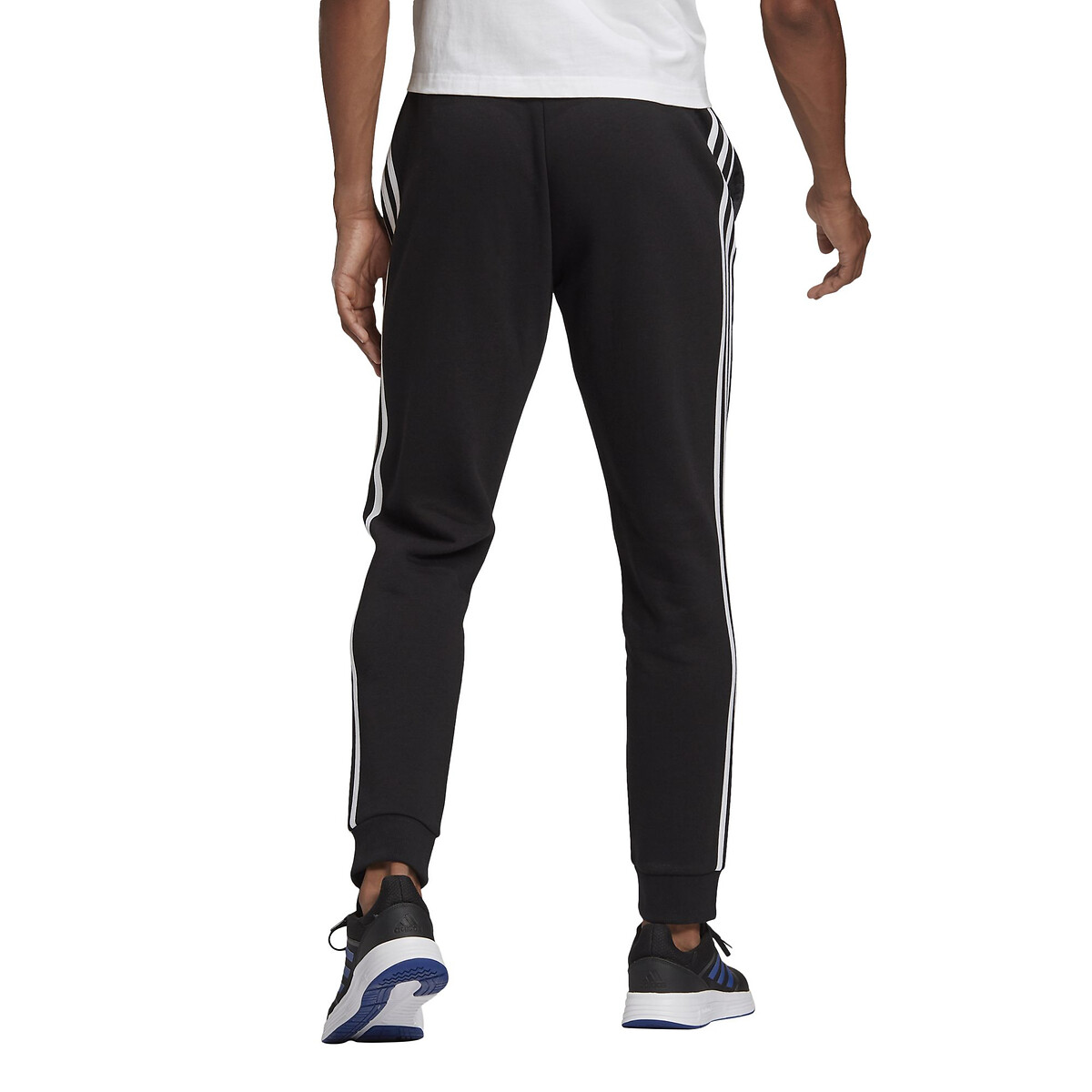 Bas de survêtement 3 bandes en French Terry noir, ADIDAS SPORTSWEAR