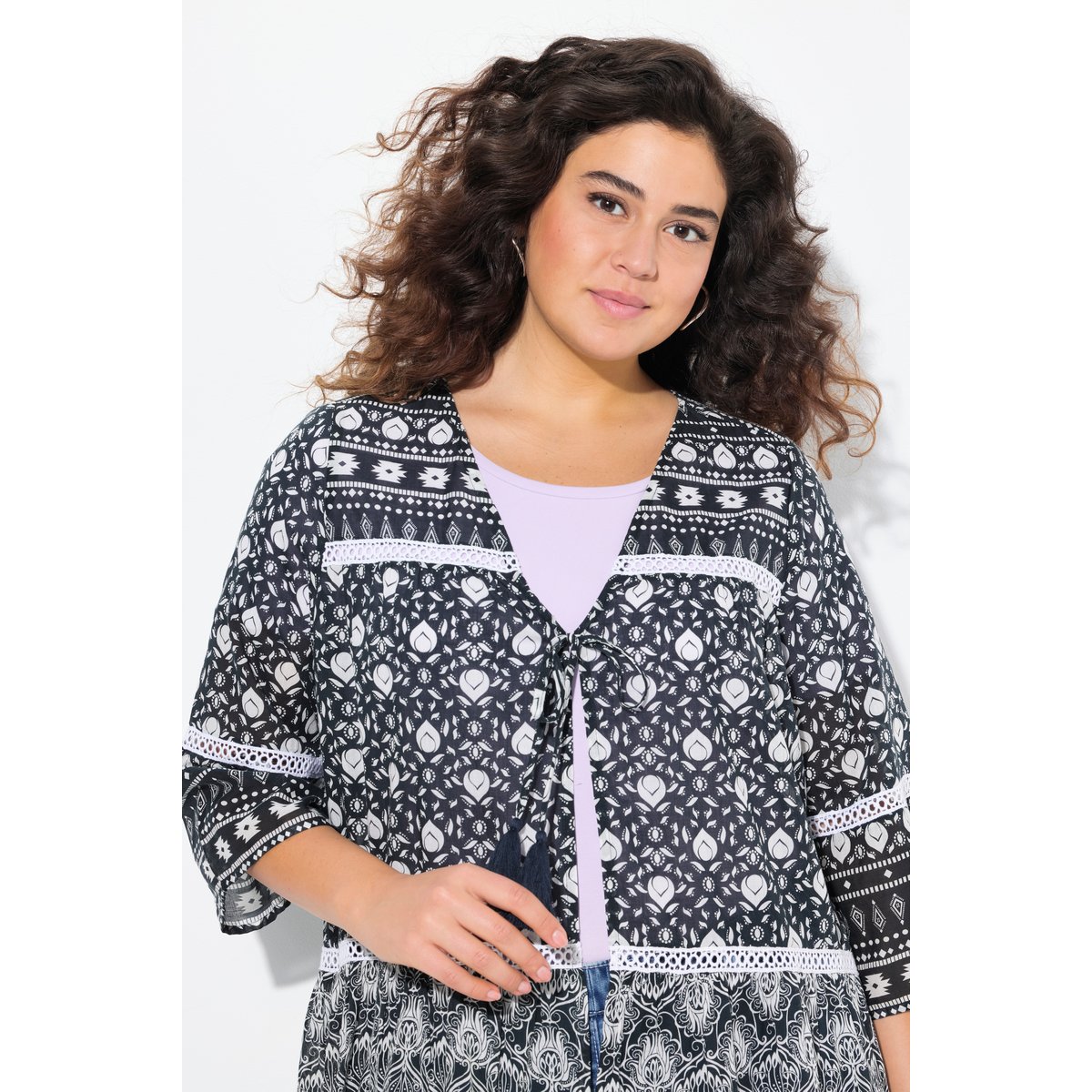 Veste longue marine, ULLA POPKEN