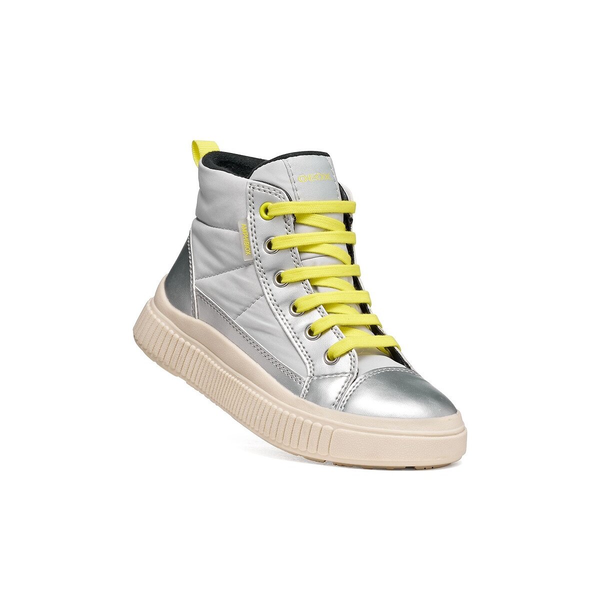 Scarpe da ginnastica alte, LAQUINNY AMPHIBIOX argent, GEOX
