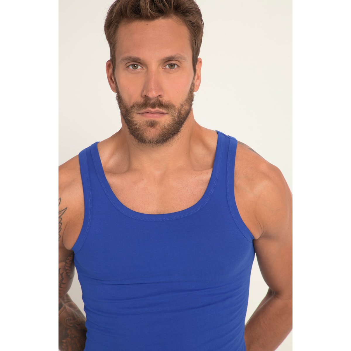 Maillot de corps / débardeur bleu cobalt, JP1880
