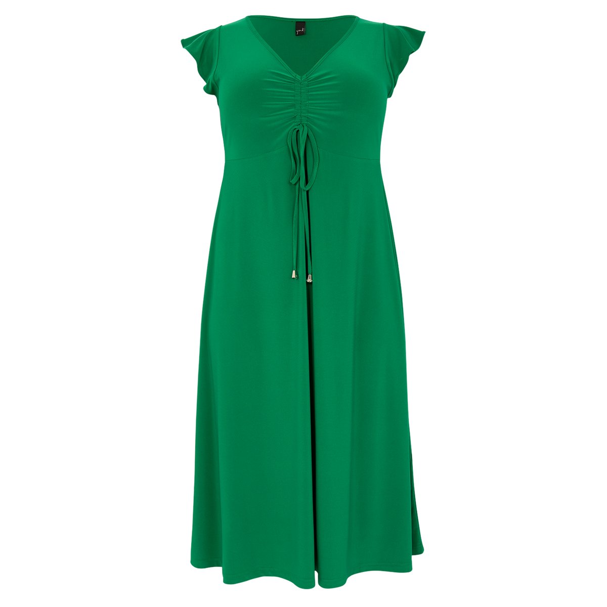 Robe avec manches courtes vert, YOEK