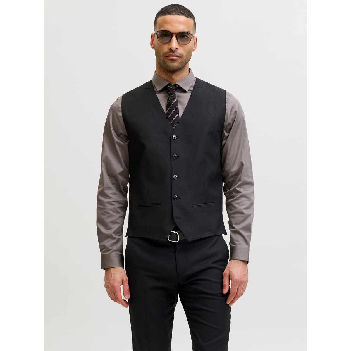 Gilet black 1, JACK & JONES