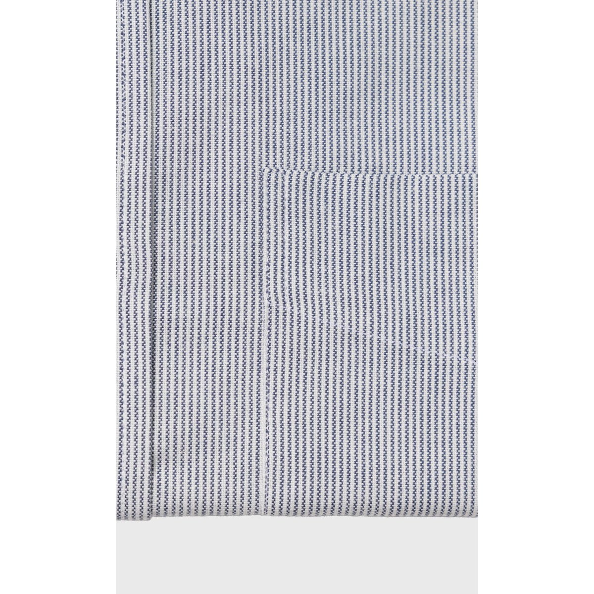 Chemise Confort fit à rayures aspect denim bleu ciel, ACROSS