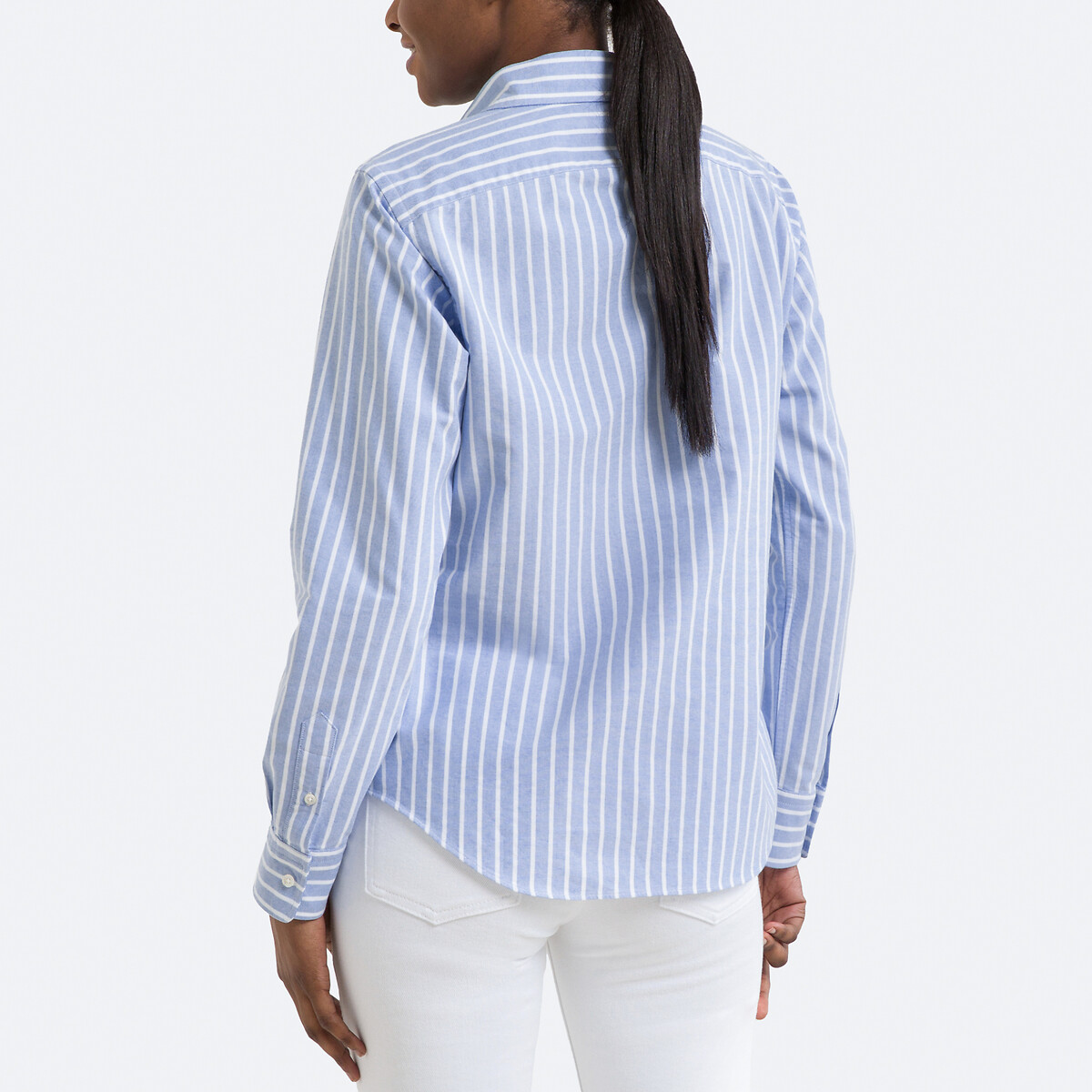 Striped Long Sleeve Shirt blue striped/white, POLO RALPH LAUREN