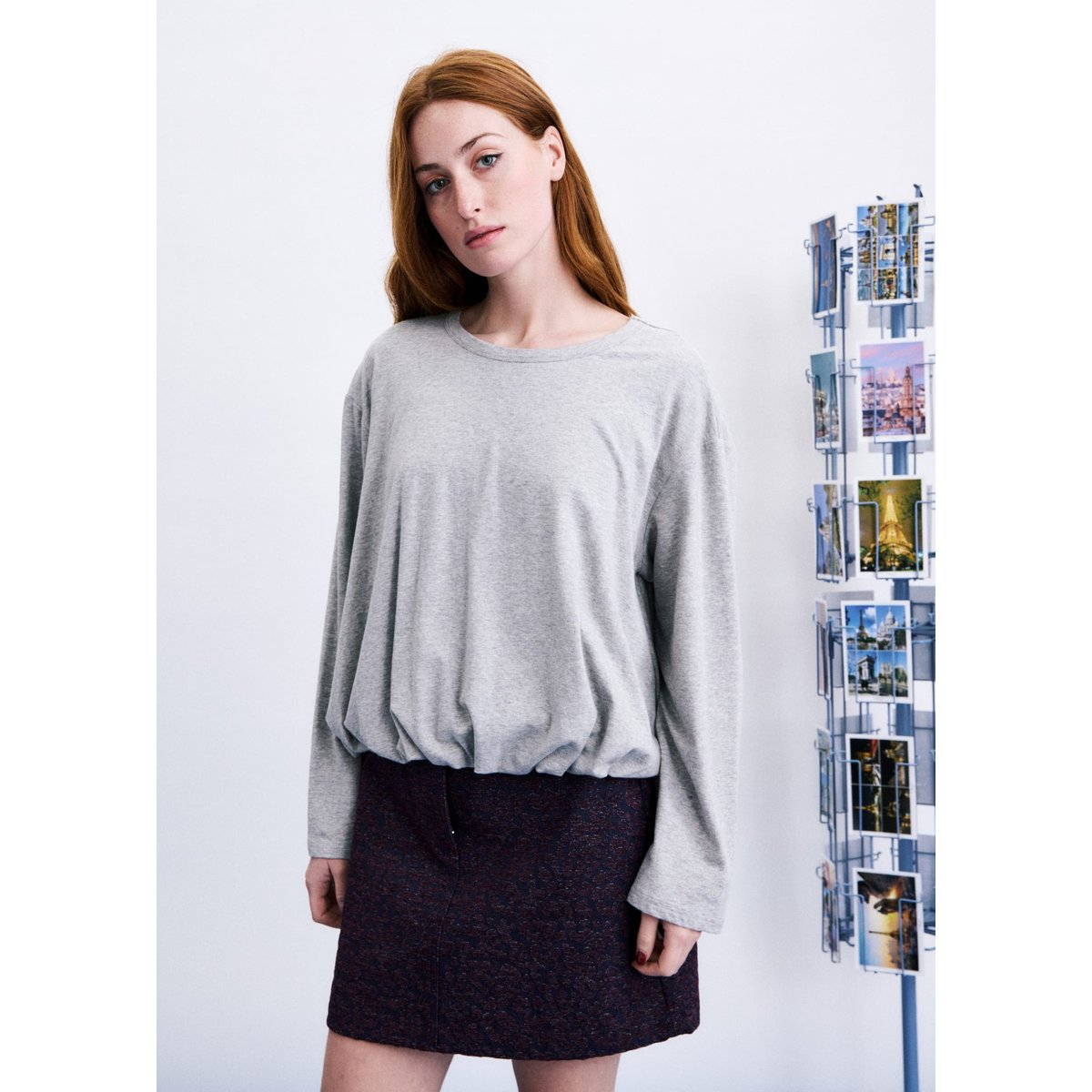 Top Haneul HANEUL gris, FRNCH