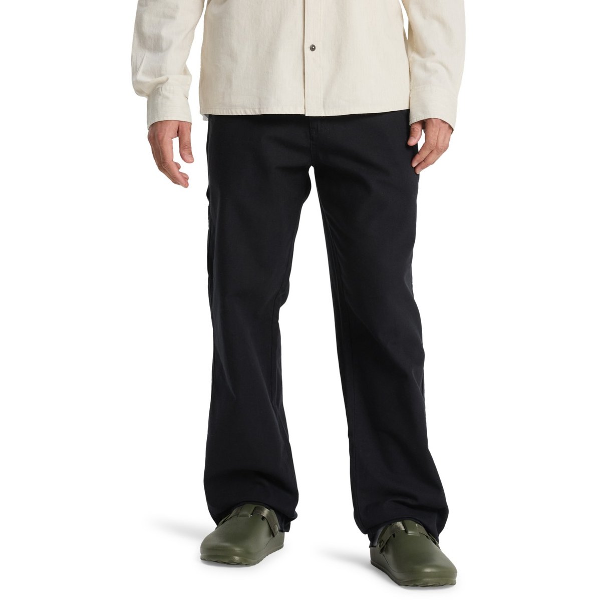 Pantalon workwear en toile CARPENTER noir black, QUIKSILVER