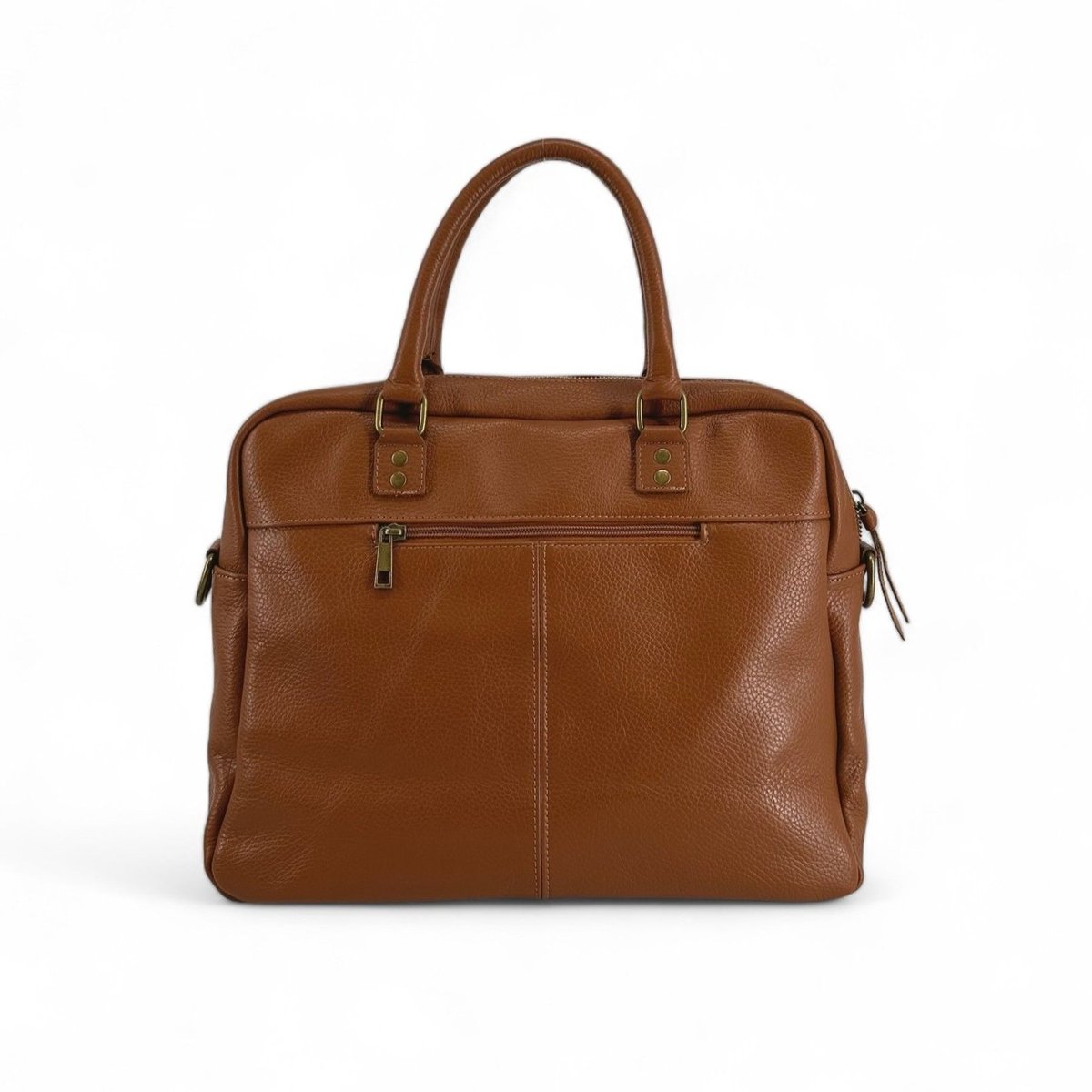 Sac à main en cuir grainé MOSCOU cognac, OH MY BAG