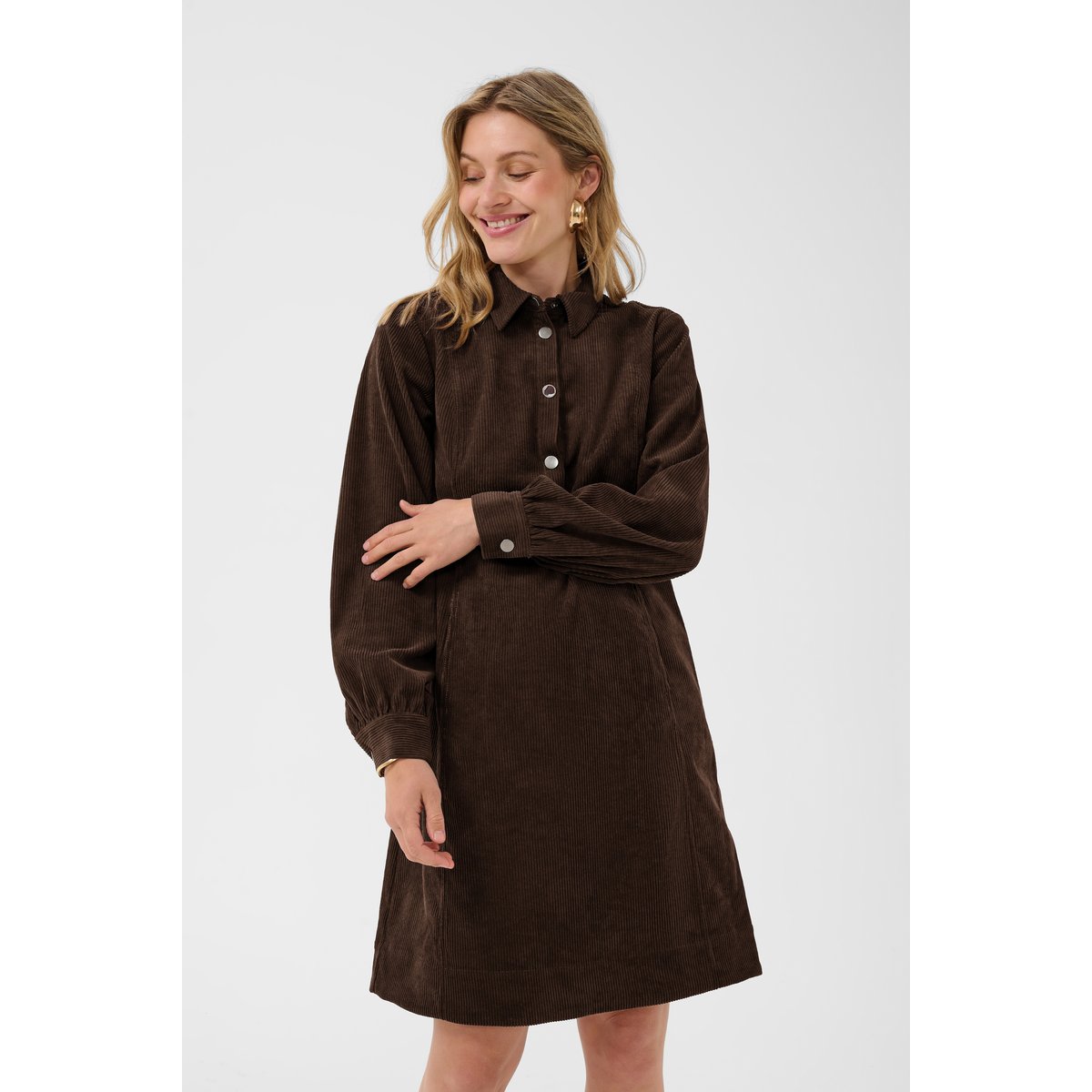 Robe marron java, CREAM