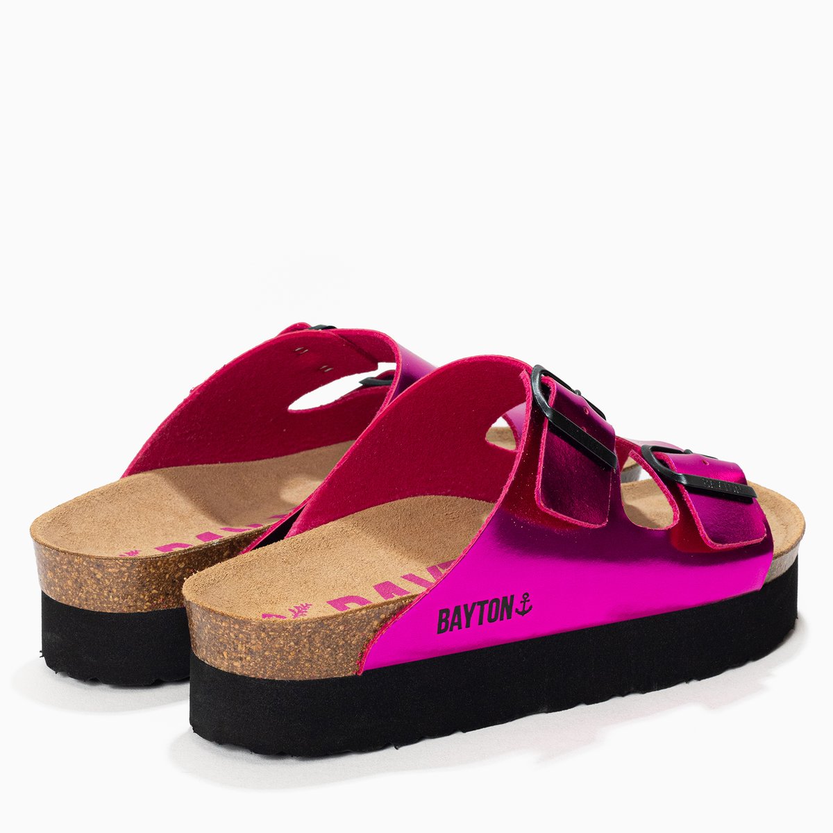 Sandales JAPET fuschia, BAYTON