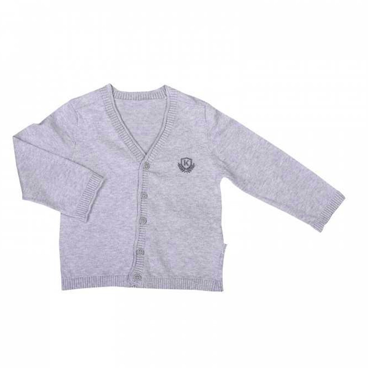 Le gilet en 100% coton biologique, Kevin gris, KITIKATE