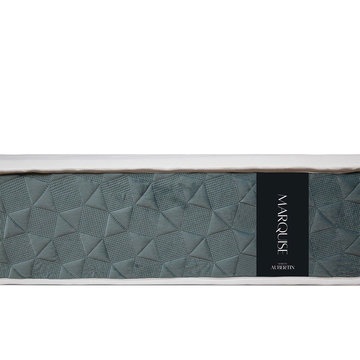 Matelas Ressorts ensachés et Mémoire de forme - 33 cm - MARQUISE blanc, MAISON AUBERTIN
