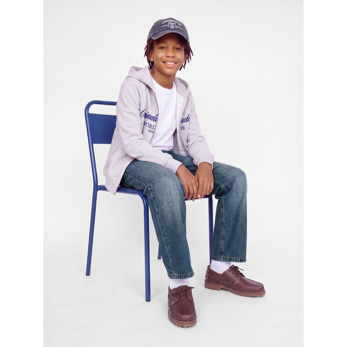 Jean Baggy Fit blue denim 1, JACK & JONES JUNIOR