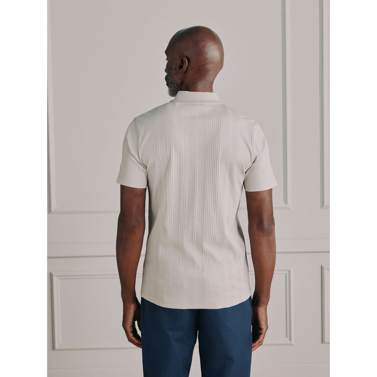 Polo en coton supima n. premium signature naturel, NEXT