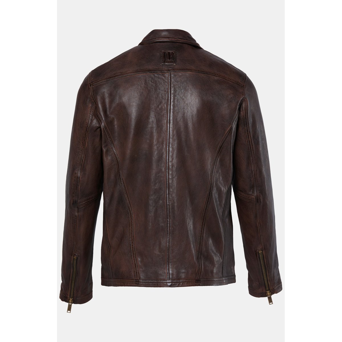 Perfecto en cuir nappa d'agneau raffiné noisette, JP1880