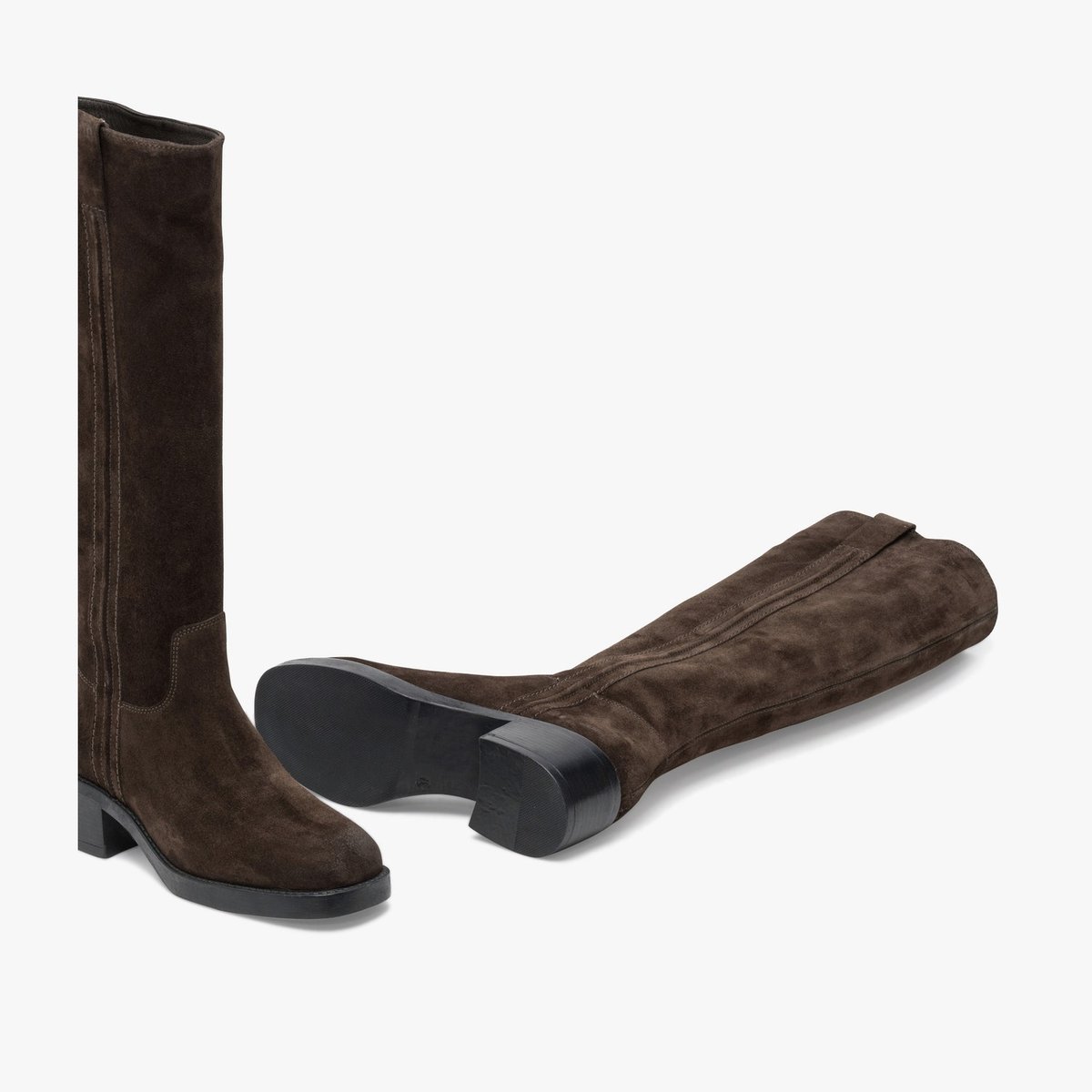 Botte Plate en cuir VOLTA marron chocolat, BOCAGE