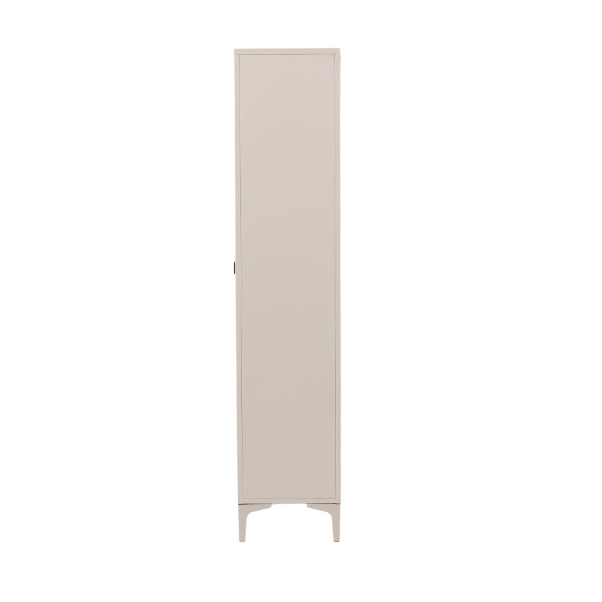 Vaisselier 2 portes en verre et métal H190cm- PIRING beige, VENTURE HOME