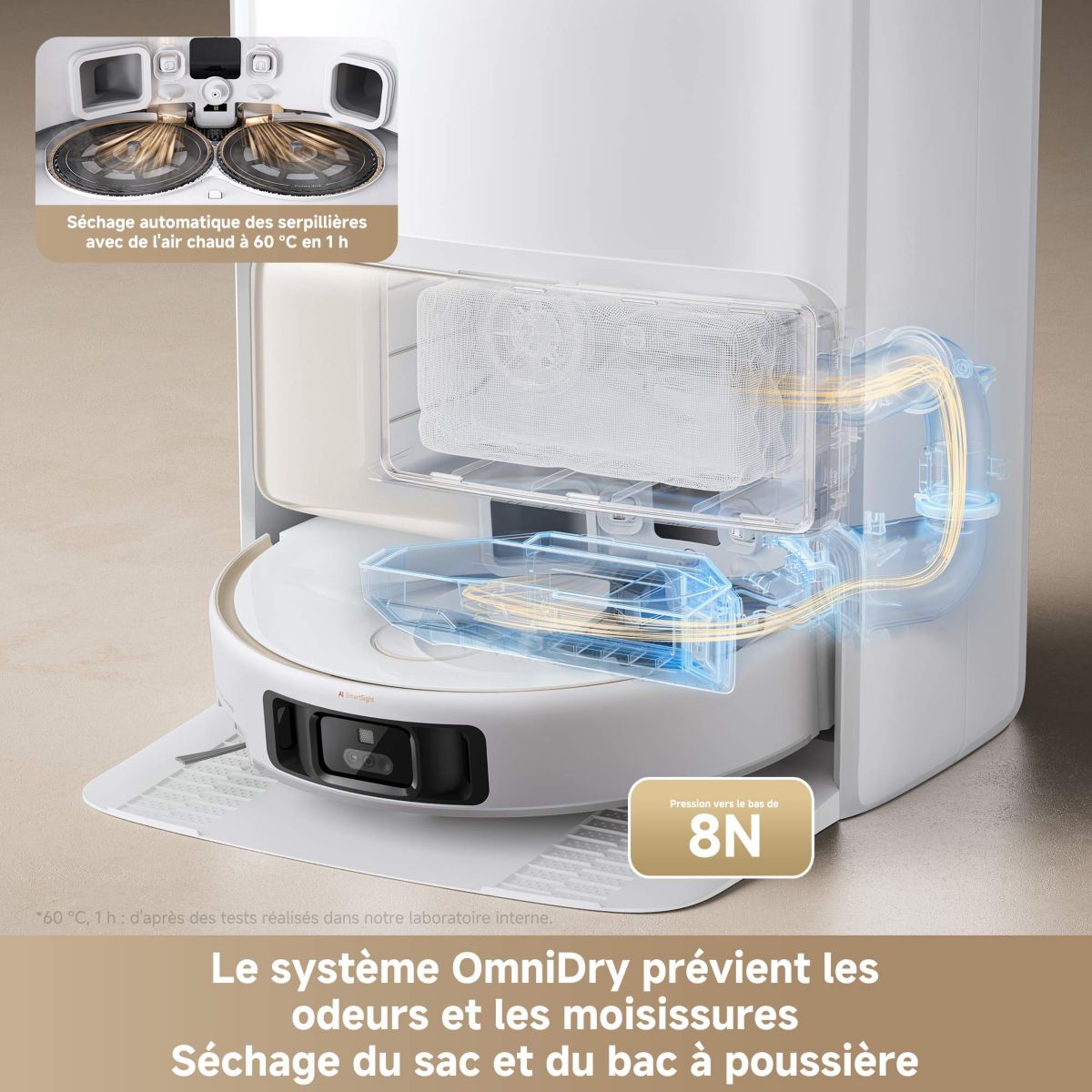 Robot Aspirateur Laveur V50 Ultra Complete couleur unique, MOVA