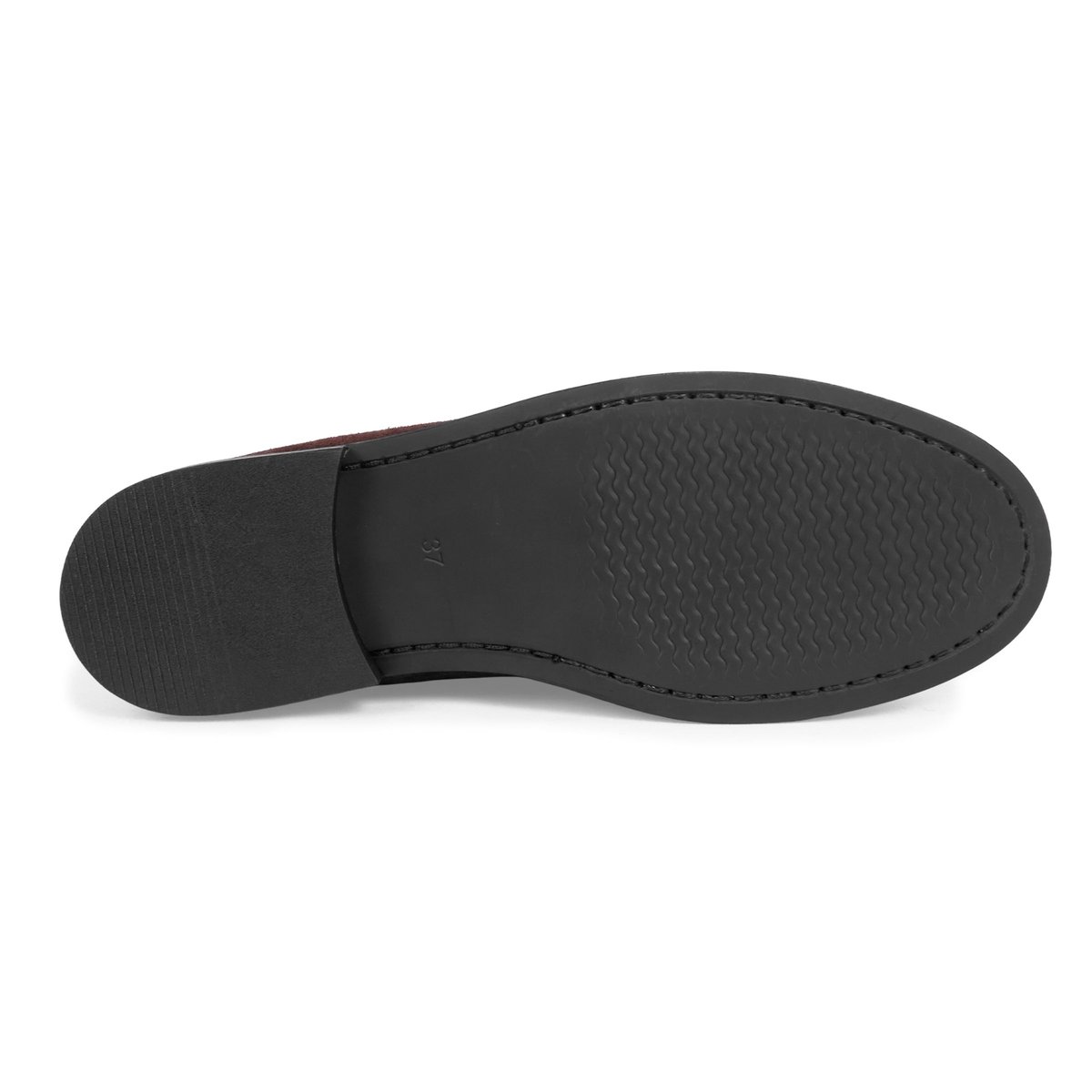 Mocassins bateau Thelma cuir daim marron, JULES & JENN
