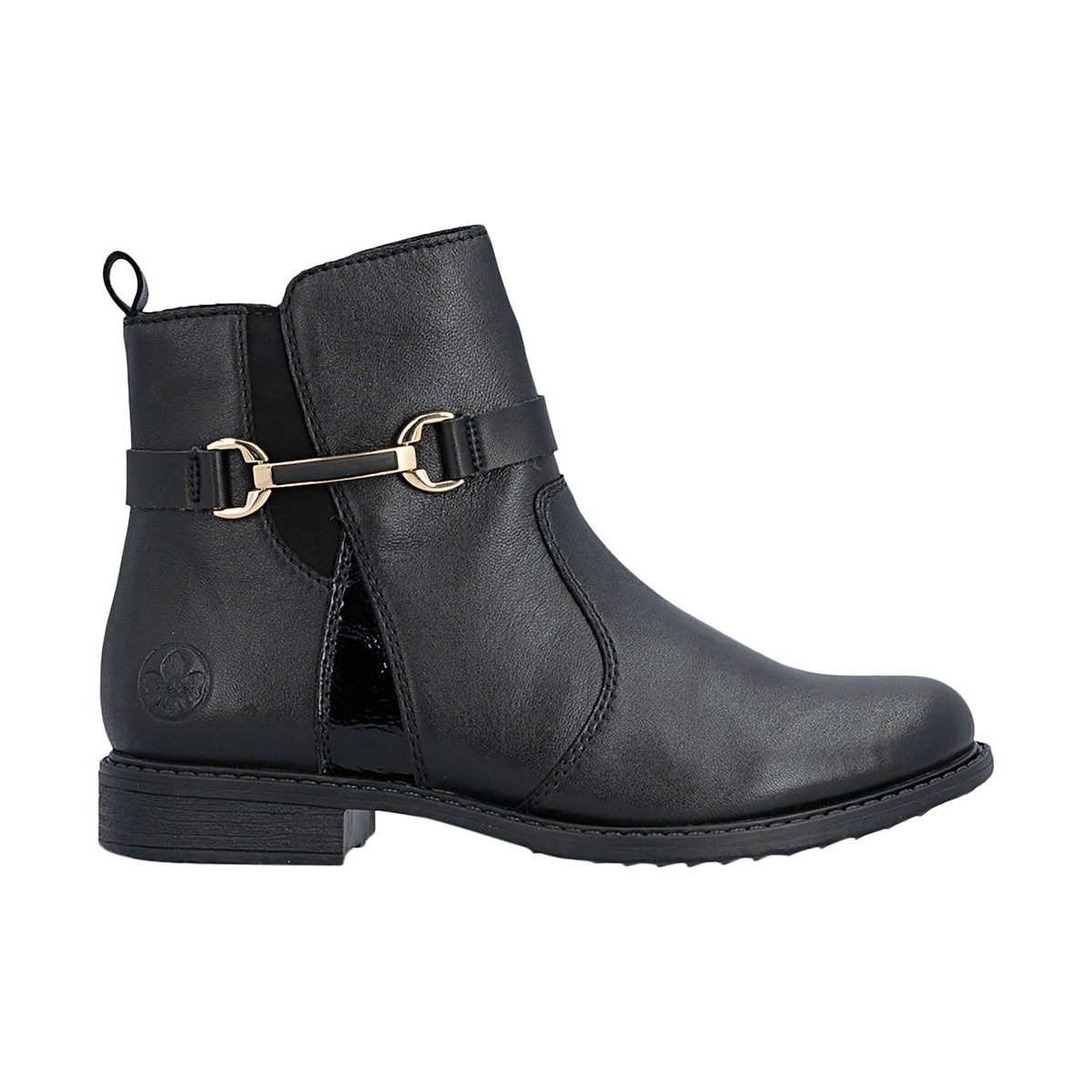 Bottine Cuir noir, RIEKER