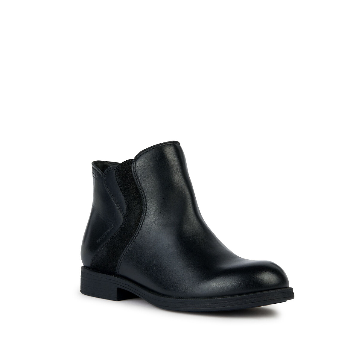 Kids Agata Waterproof Breathable Ankle Boots n Leather black, GEOX