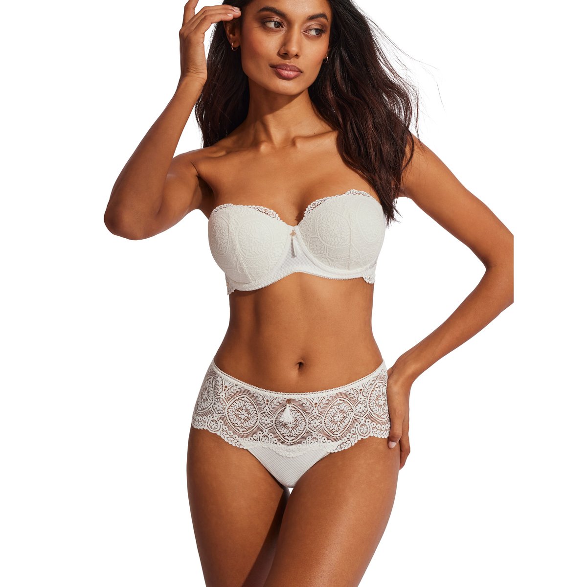 Soutien-gorge bandeau push-up Matilda mariage ivoire, SELMARK