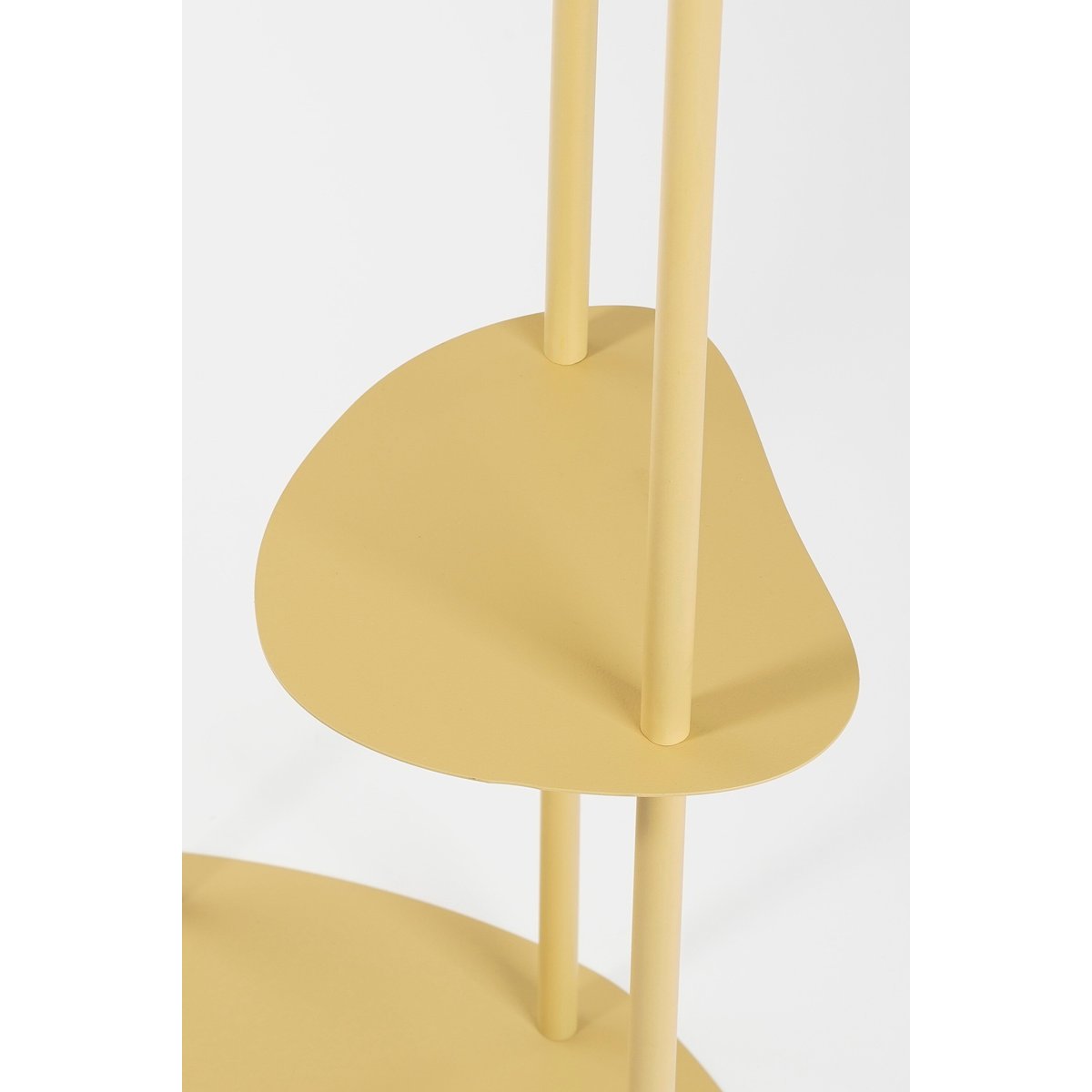 Support de pots de fleurs FONDA jaune clair, MICA DECORATIONS