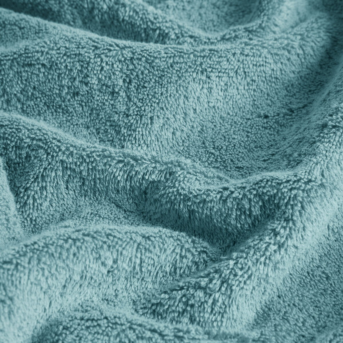 Drap de bain coton Égyptien 600g/m2, Kheops bleu paon, LA REDOUTE INTERIEURS