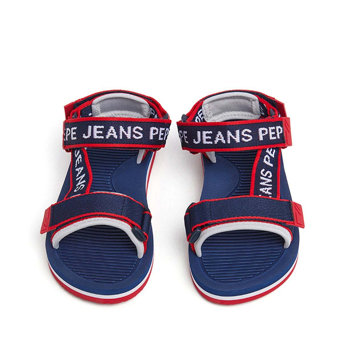Sandales De Trek Avec Fermeture Velcro bleu océan, PEPE JEANS