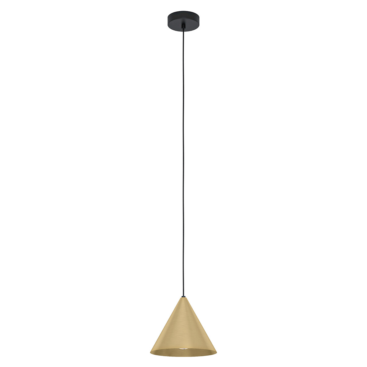 Candeeiro de teto Narices, EGLO preto/dourado, EGLO