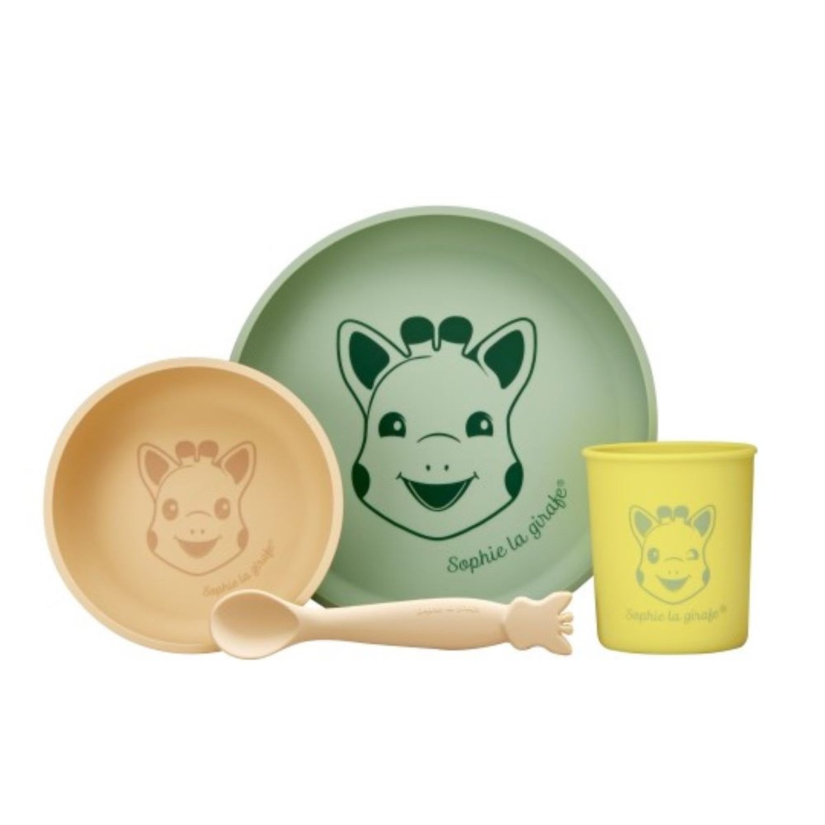 Set repas silicone vert, VULLI