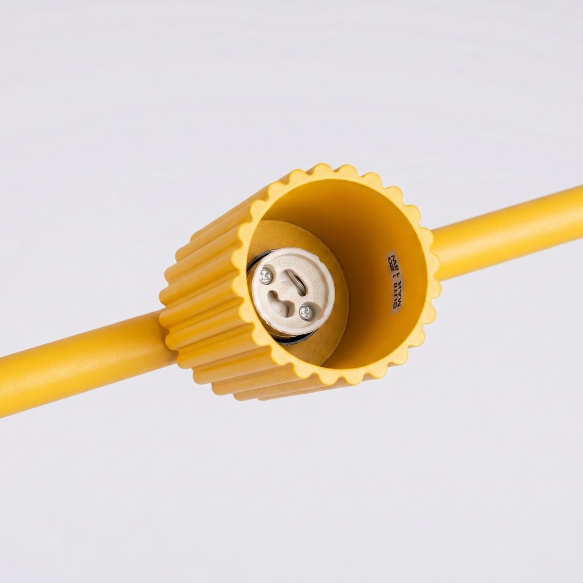 Lustre Aluminium Jaune GU10 4 Karbon jaune, EDEN