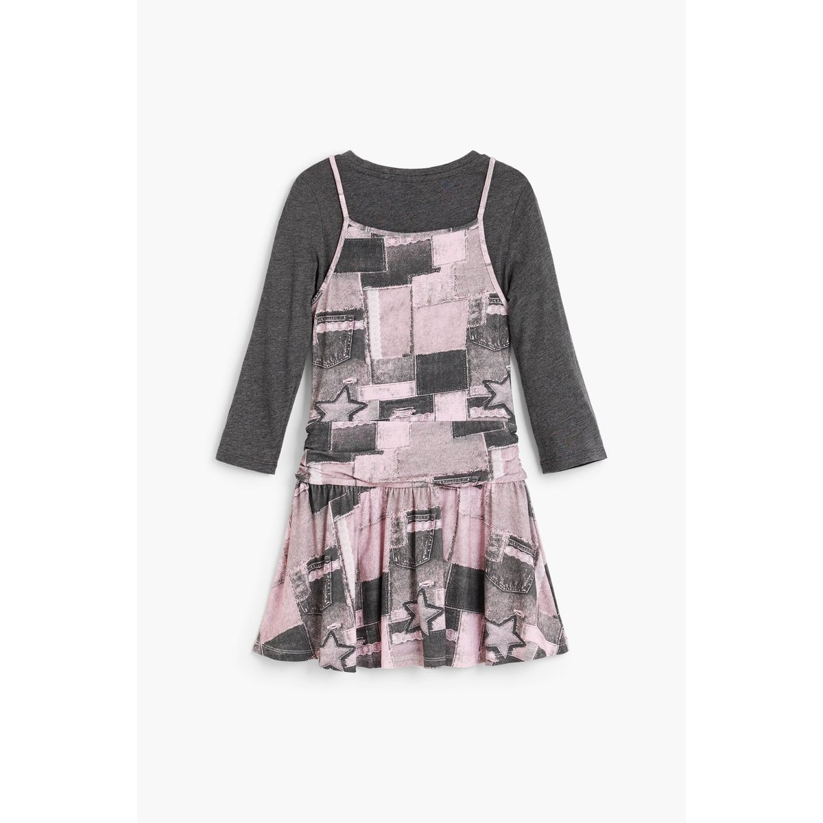 Robe 2 en 1 imprimée rouge, DESIGUAL