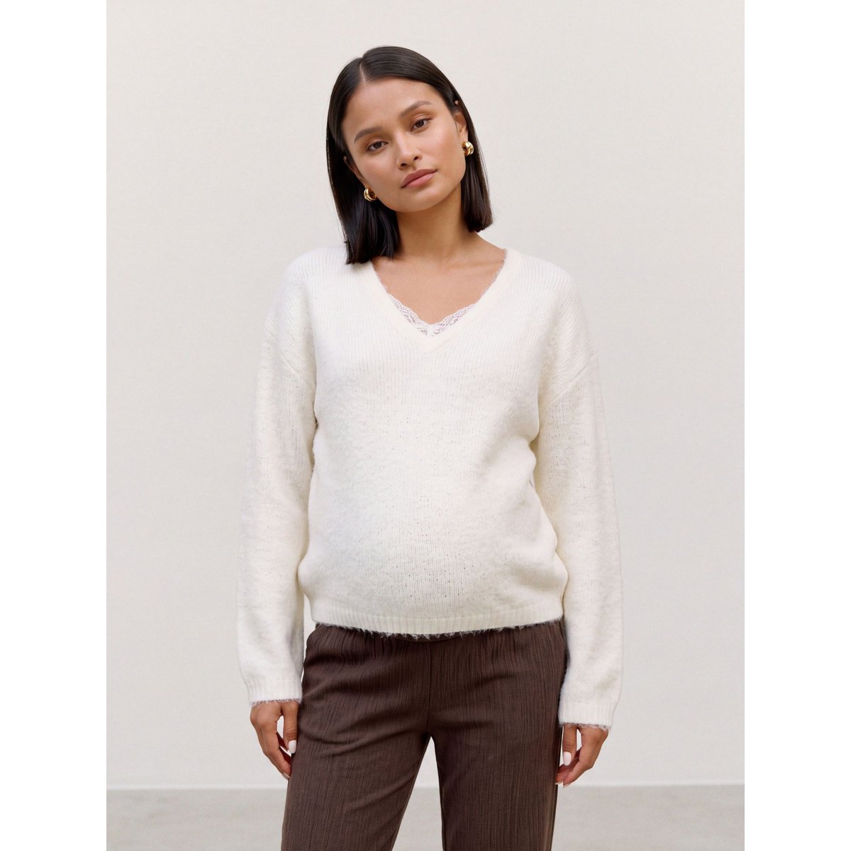 Pull En Maille birch 1, VERO MODA