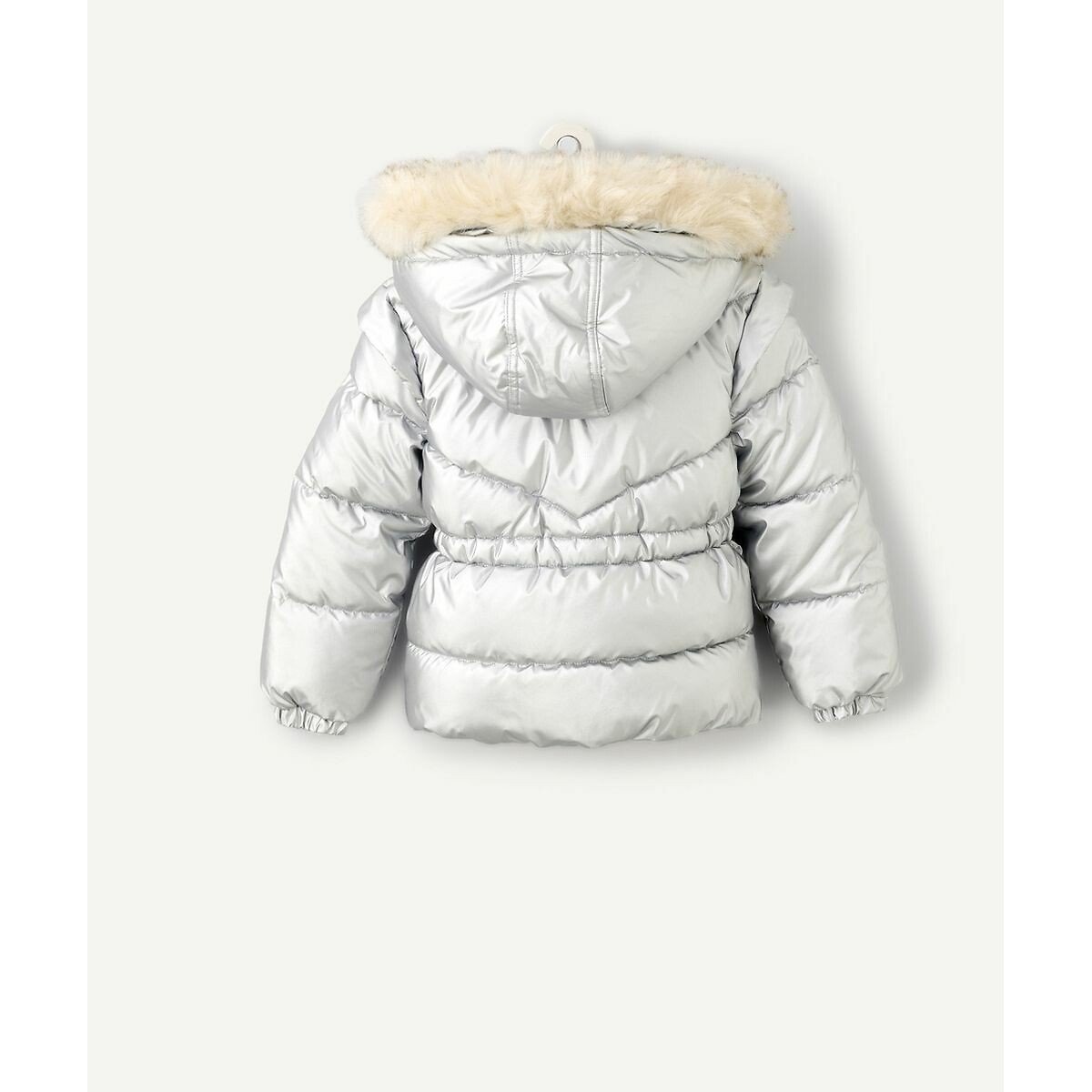Hooded Padded Jacket silver-coloured, TAPE A L'OEIL