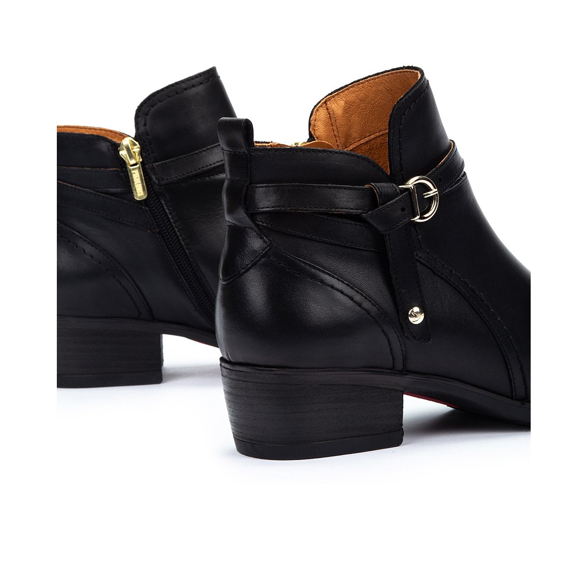 Bottines à talon cuir Daroca black, PIKOLINOS