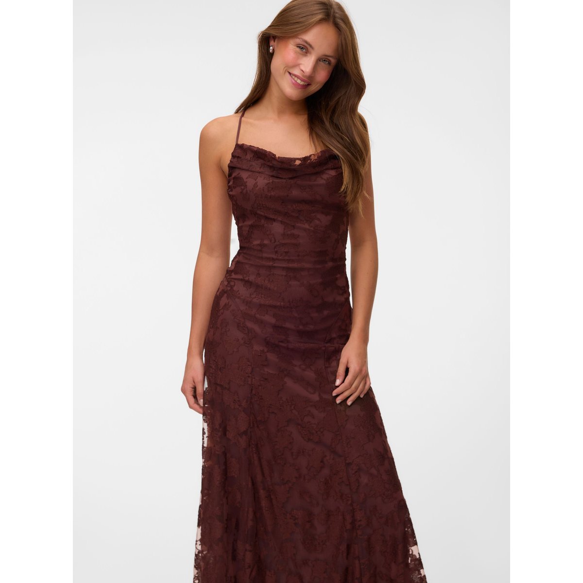 Robe marron - chocolate torte, VERO MODA