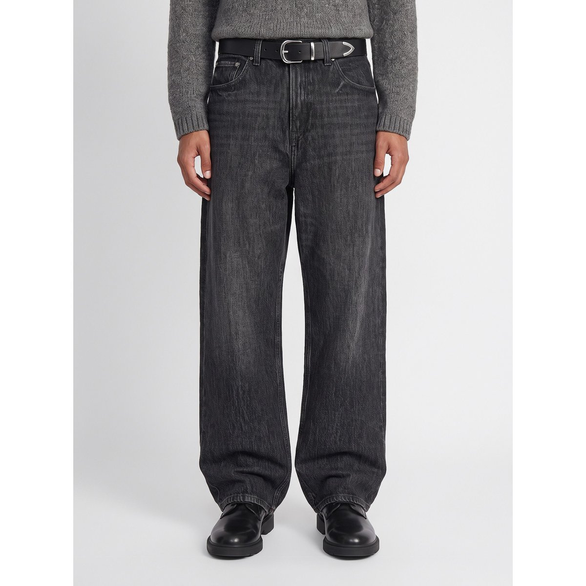 Jean Baggy Fit black denim 1, JACK & JONES