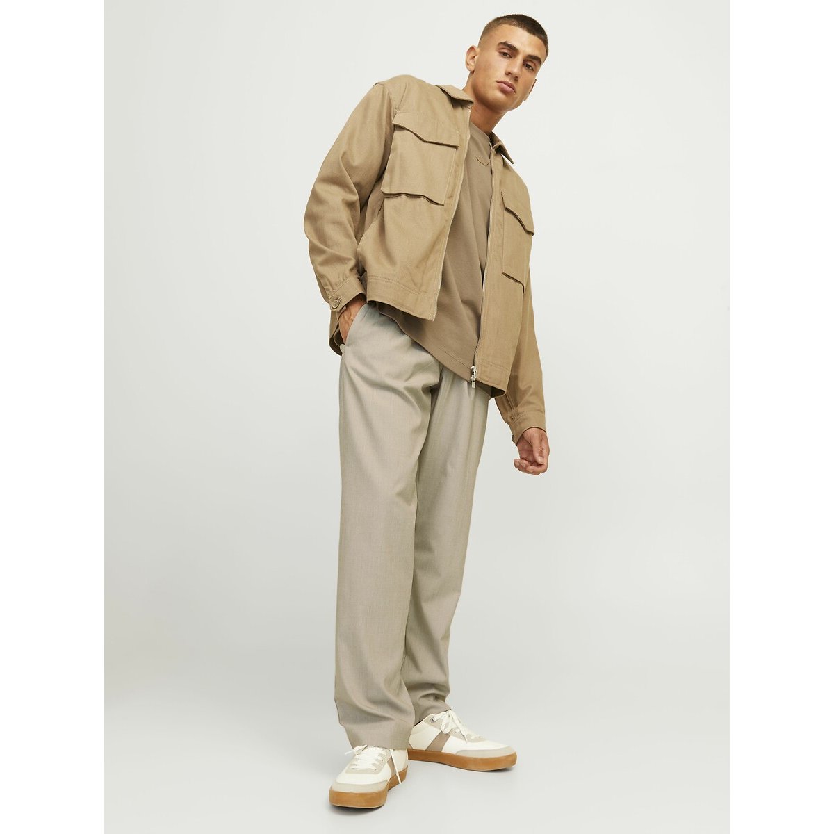 Calças de desporto bege claro, JACK & JONES