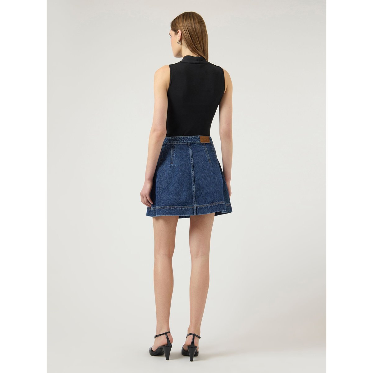 Mini-Jupe bleu - medium blue denim1, YAS