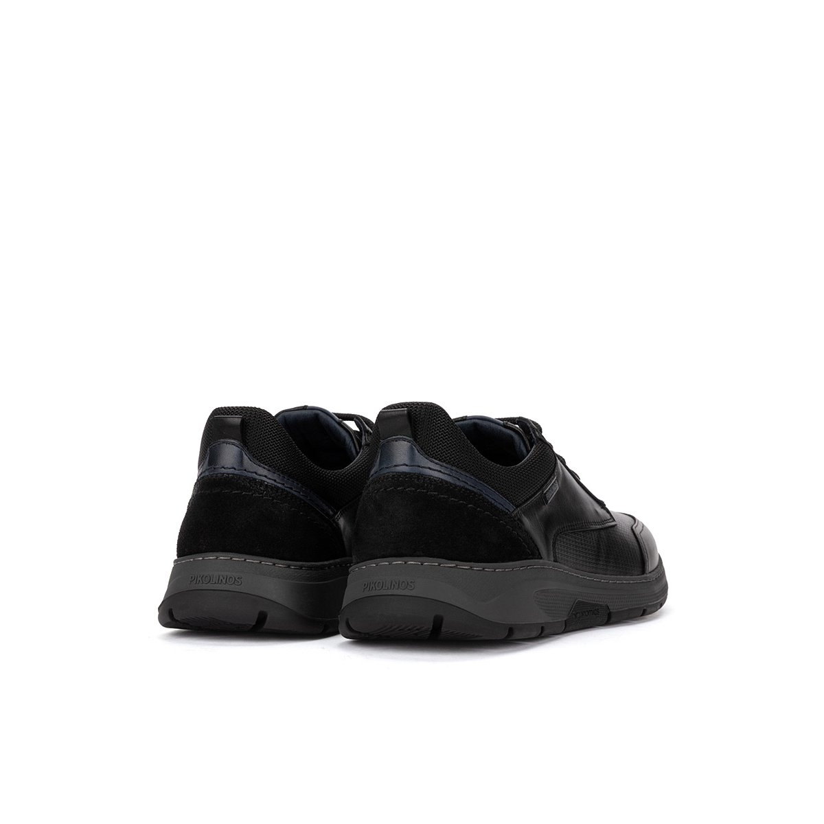 Chaussures à lacets cuir Alcala black, PIKOLINOS