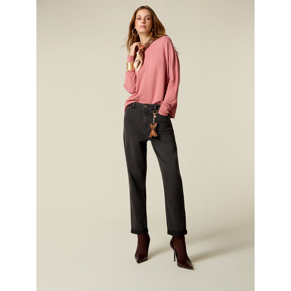 Jean boyslim noir délavé noir, OLTRE