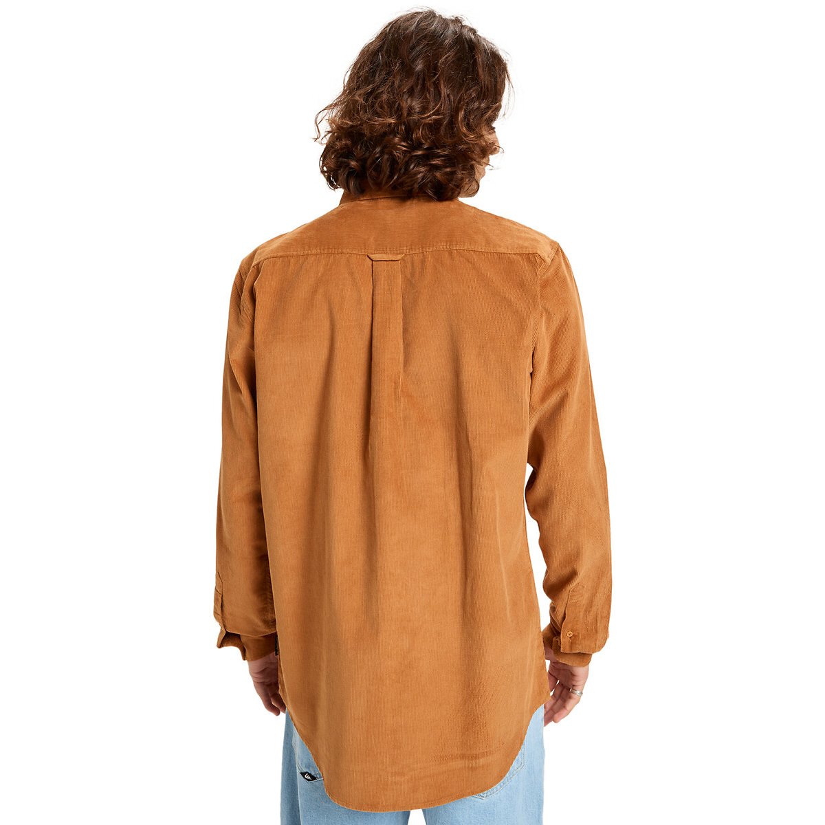 Chemise manche longue smoke trail cord camel, QUIKSILVER