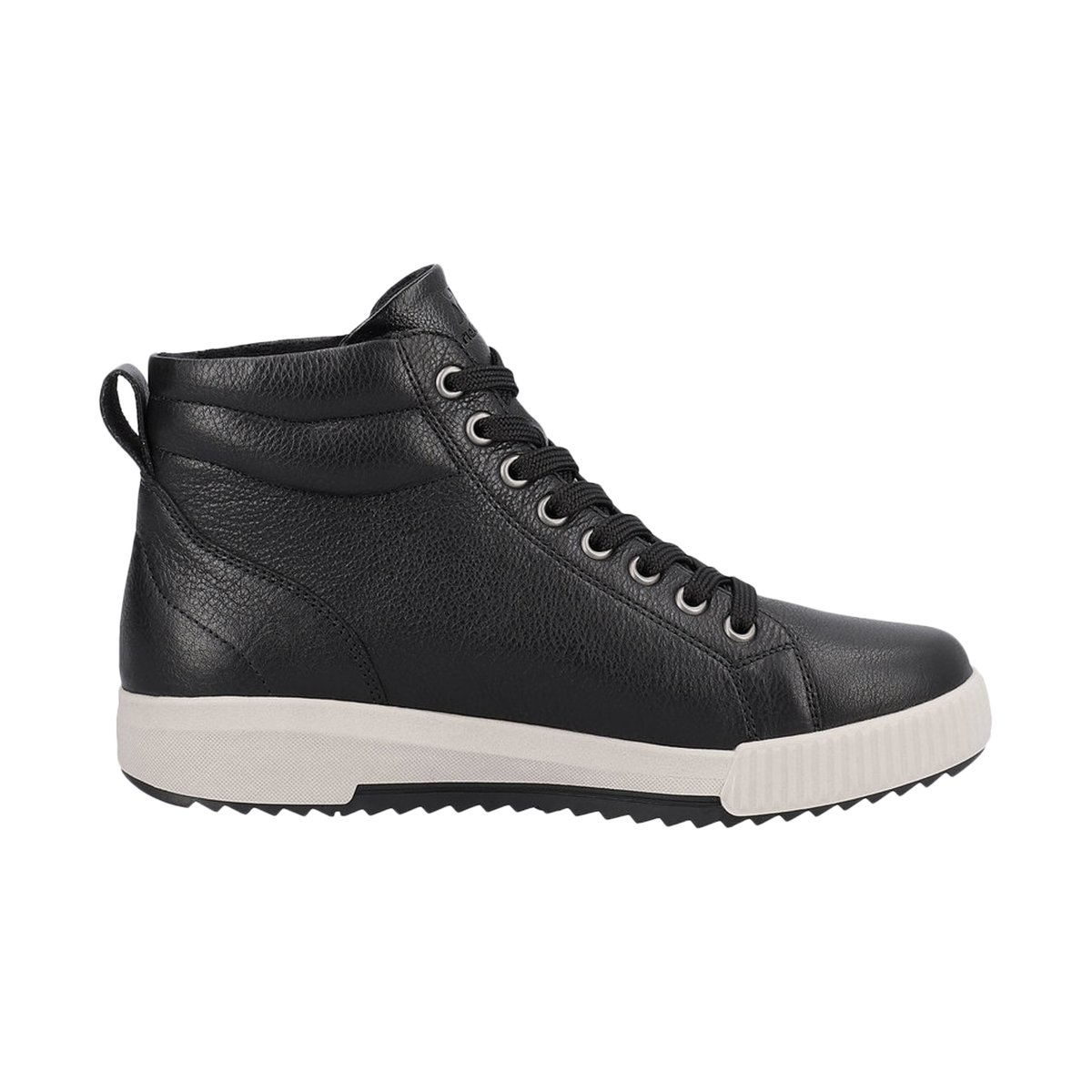 Basket Montante Cuir Revolution Columbo noir, RIEKER