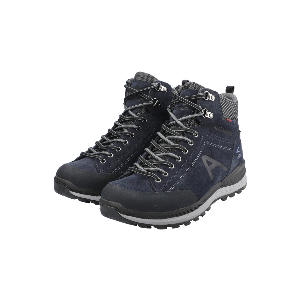 Bottines en cuir REMCO-TEX noir / bleu eclipse 2006, MEPHISTO