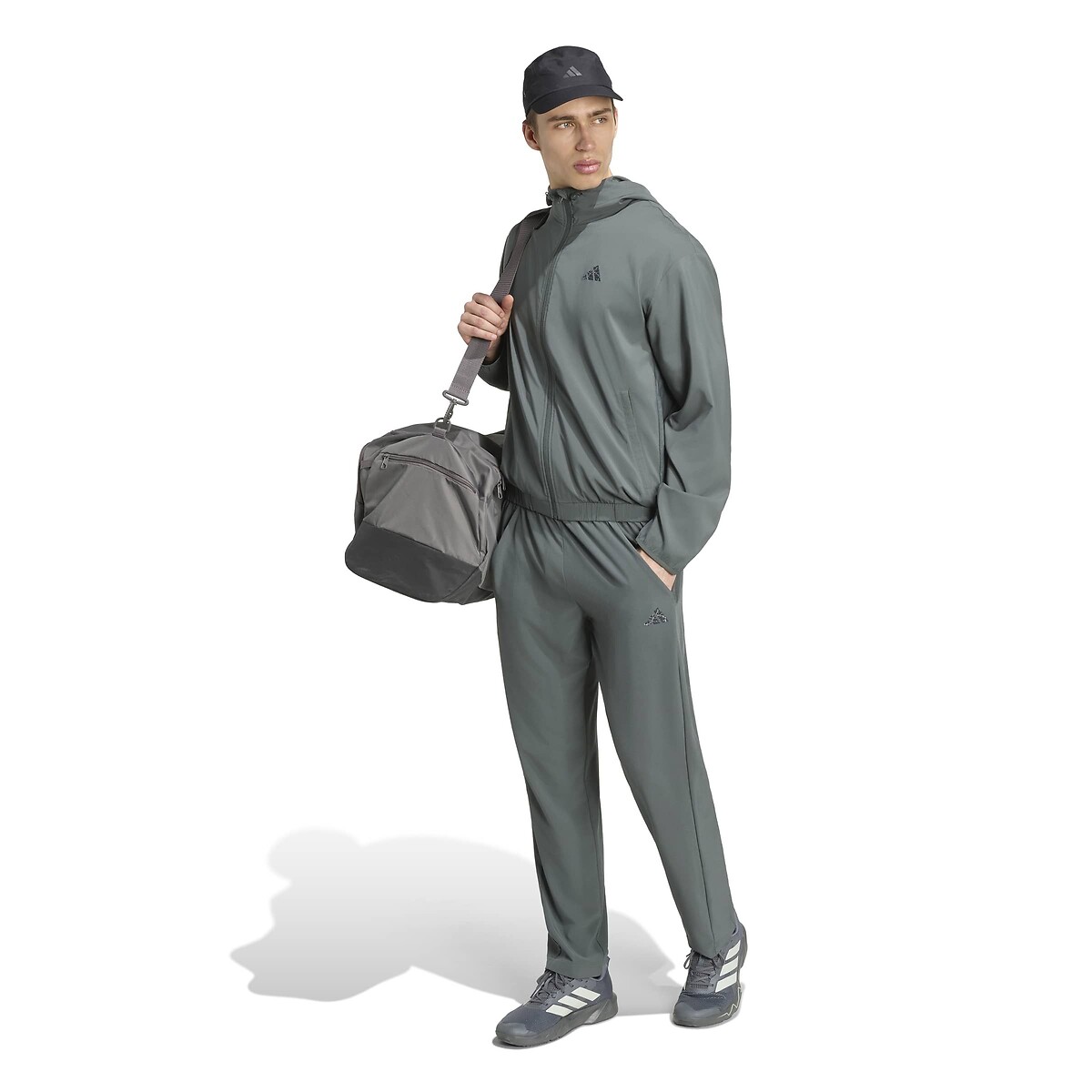 Pantalon de training, WORKOUT ESSENTIALS gris foncé, adidas Performance