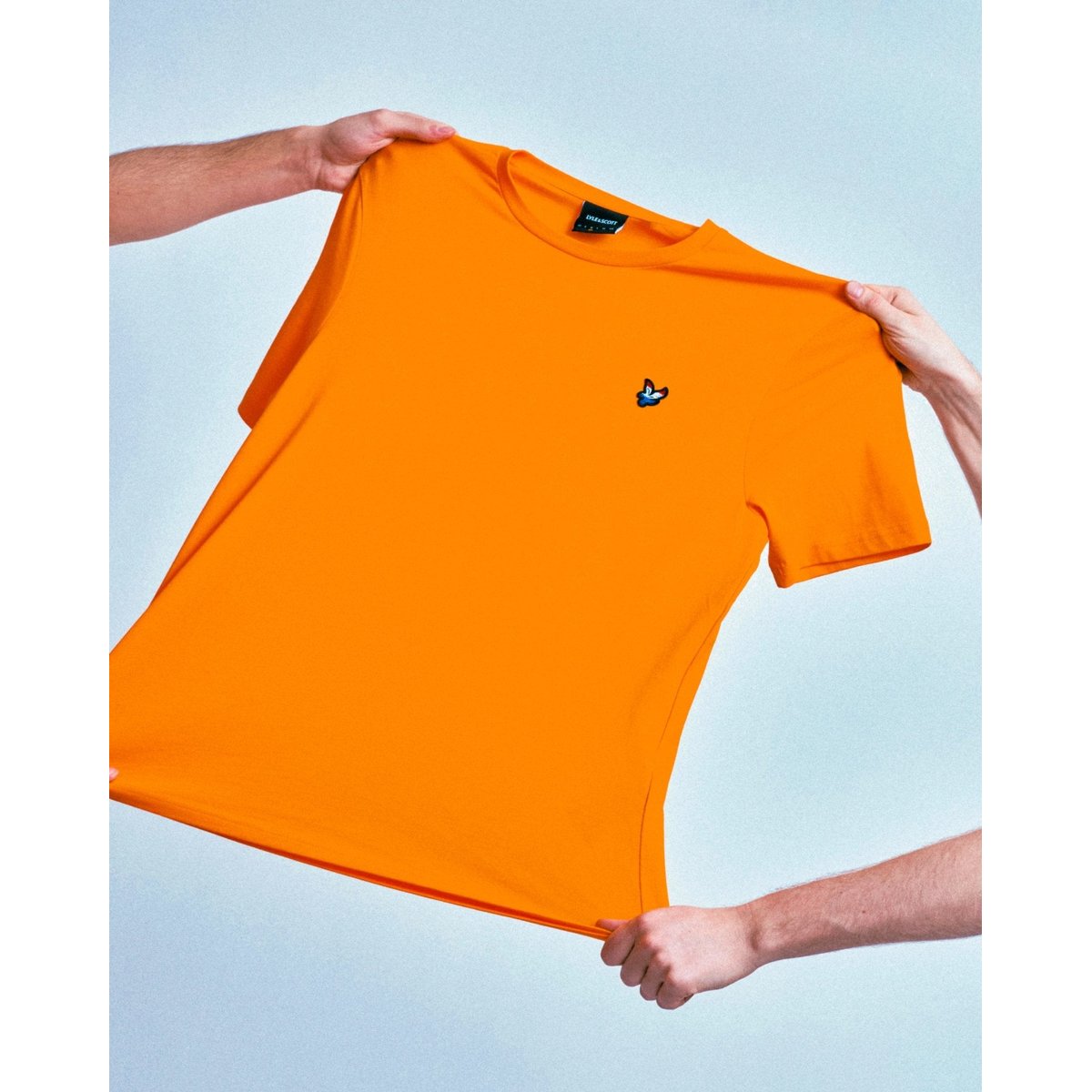 T-shirt à motif d'aigle néerlandais orange vif, LYLE & SCOTT