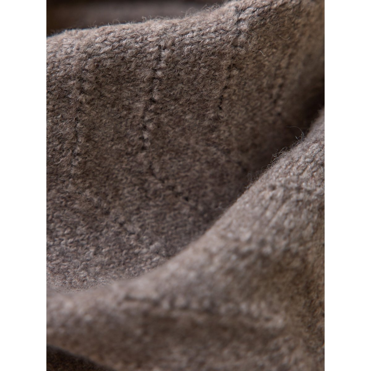 Foulard triangle taupe chine, CYRILLUS