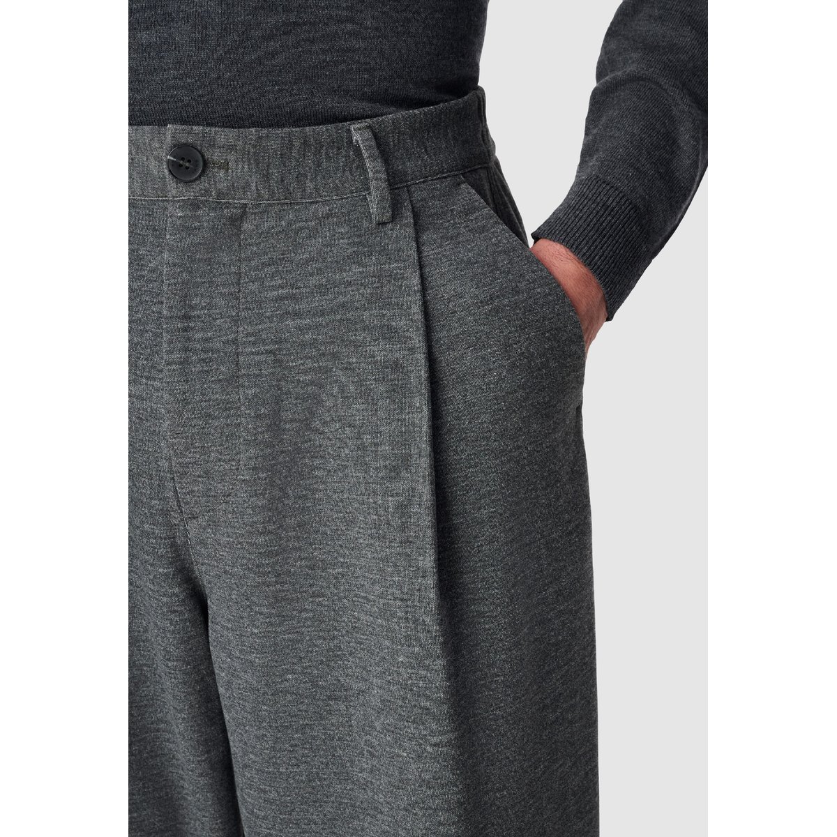 Jogpant maille ULTRA MOBILITY* gris foncé, IKKS