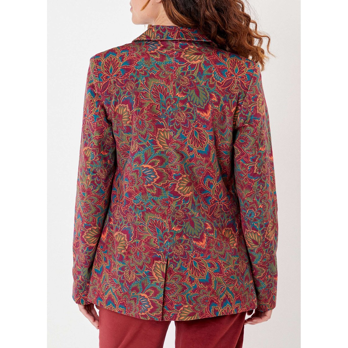 Veste blazer velours ETAWA rouge brique vesturland, LA FIANCÉE